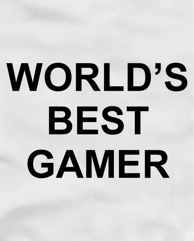 Marškinėliai World's best gamer